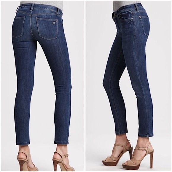 DL1961 Angel Mid Rise Skinny Ankle Jeans Zeppelin Size 27 - Picture 2 of 16